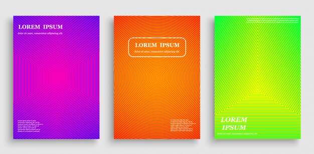 set of cover templates