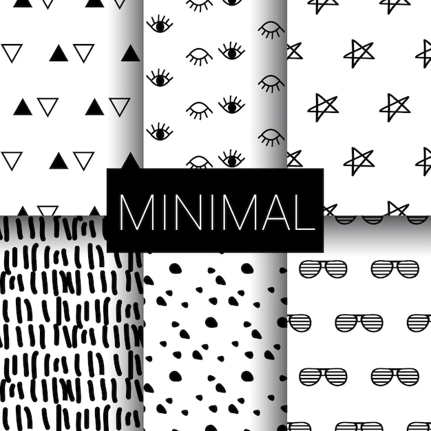 set of minimal seamless patterns