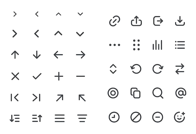 set of new style black vector arrows isolated on white arrow vector icon set arrows vector illustr
