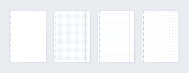 Set of Notebook Pages