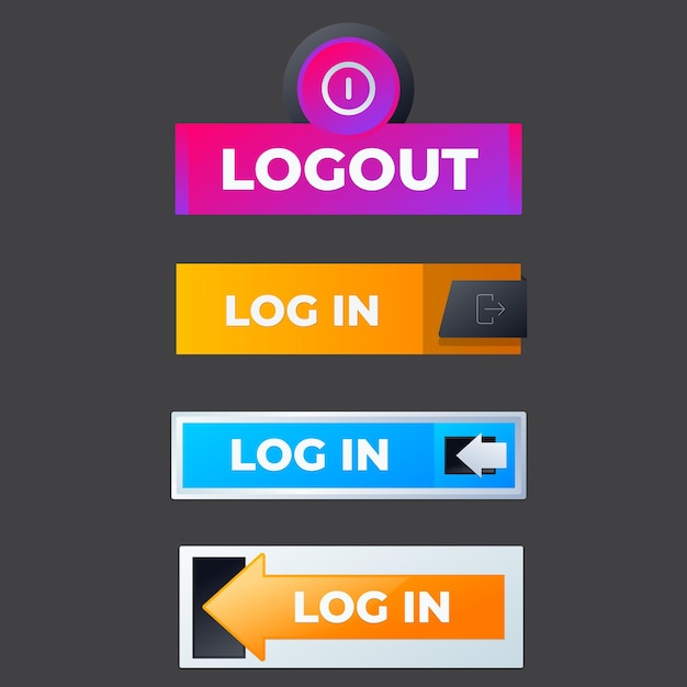 Set of Read More icons button design Colorful read more button pack for website ads UI and proje