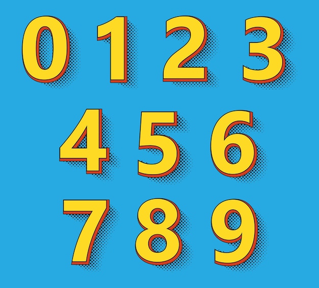 set of retro numbers