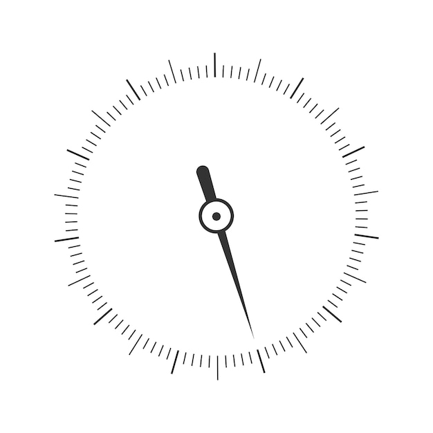 set of round measuring scales with rotating arrows collection of 360 degree of barometer compass