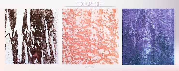 Vektör set of textures for design and publication vector set