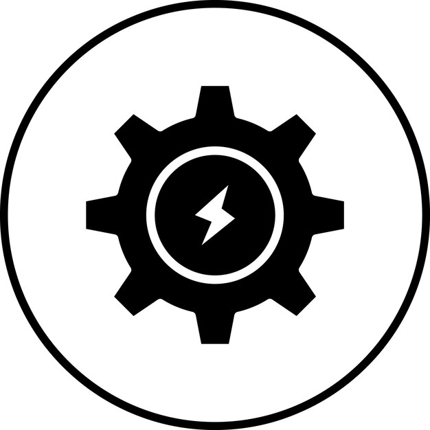 setting icon vector image can be used for battery and power