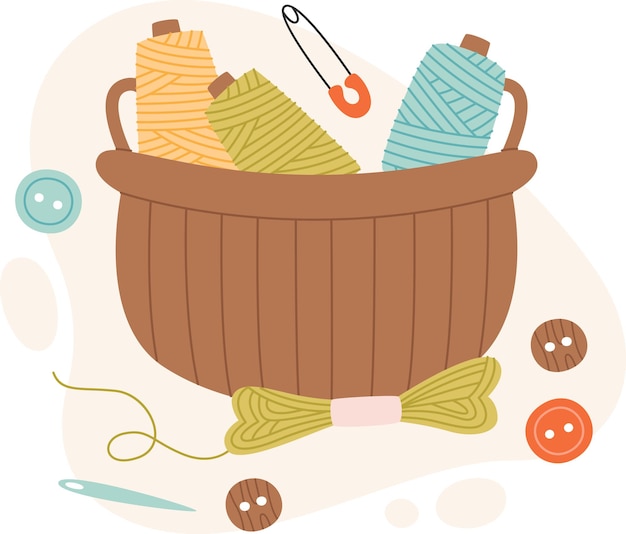 Sewing Accessories Composition