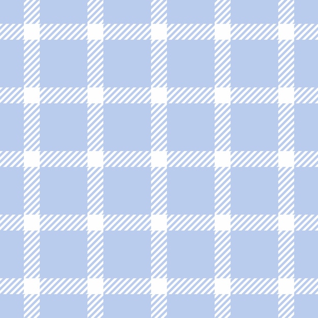 Shabby check textile fabric decoration seamless tartan background Order plaid texture vector pattern in light and white colors