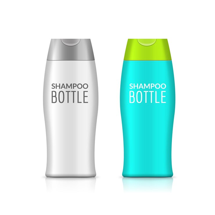 Vektör shampoo plastic bottle or shower gel bottle template design.  blank mock up. cream or lotion bath care.