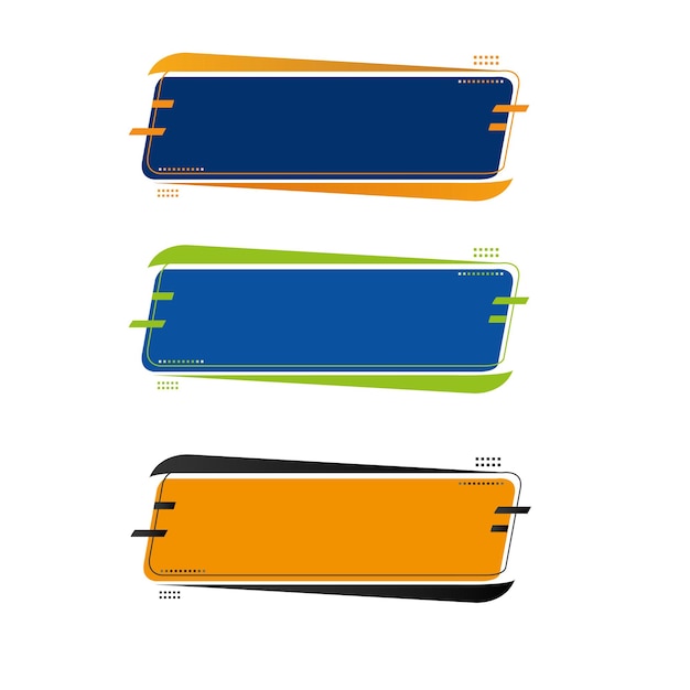 shape banner art vector tag