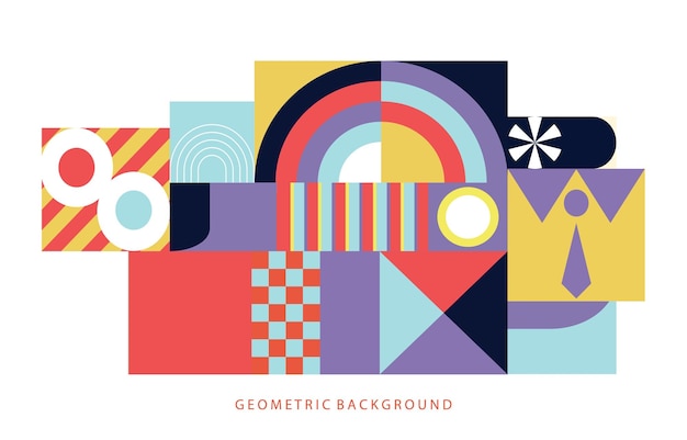 shape geometric horizontal background with red violetblue color