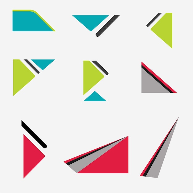 shapes background template design