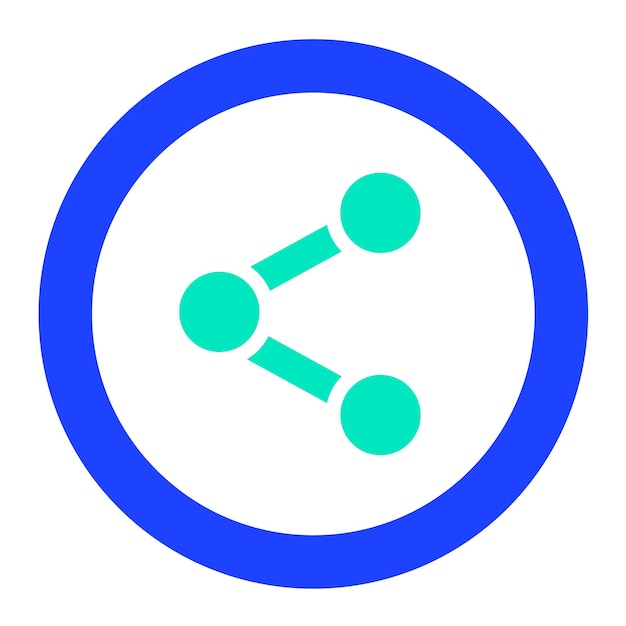 Share link Vector Icon Design Illustration