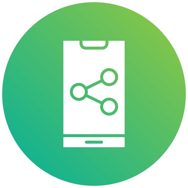 Share Vector Icon Design Illustration
