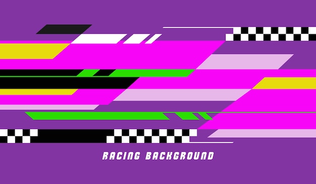 sharp abstract background with racing style vector design template