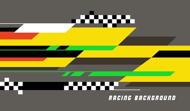 sharp abstract background with racing style vector design template
