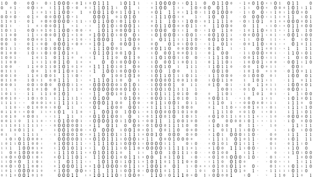 Sheet Of Binary Codes Listing Seamless Pattern