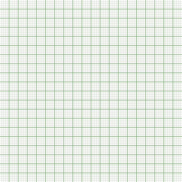 sheet of graph paper with grid millimeter paper texture geometric pattern green lined blank for