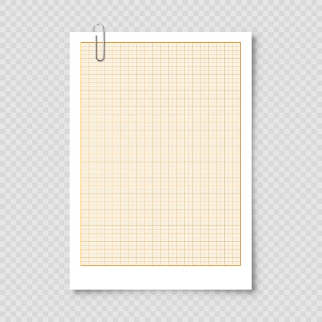 sheet of graph paper with grid millimeter paper texture geometric pattern orange lined blank for