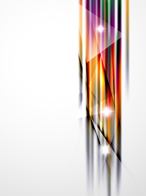 Shiny straight lines abstract background