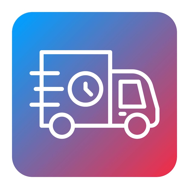 shipping speed icon vector image can be used for order fulfilment
