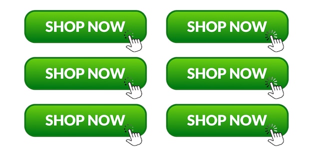 shop now button with pointer click