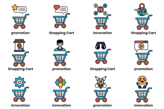 Shopping cart with a man in it