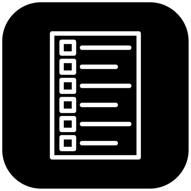 Shopping List Vector Illustration