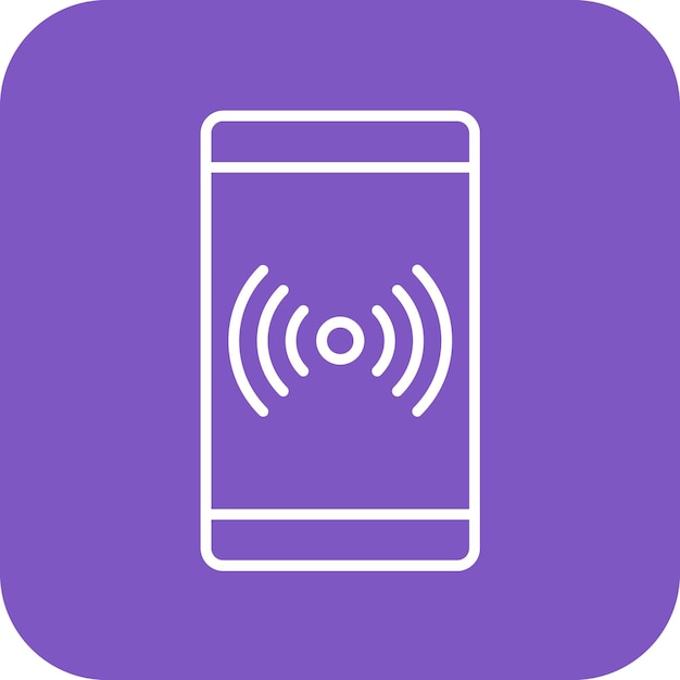 Signal Cellular Connecting-ikon vektorbild Kan användas för Mobile UI UX