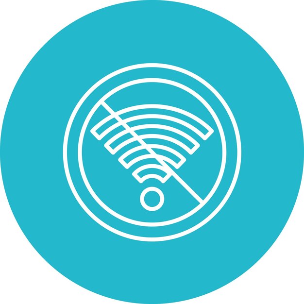 signal wifi off icon vector image can be used for mobile ui ux