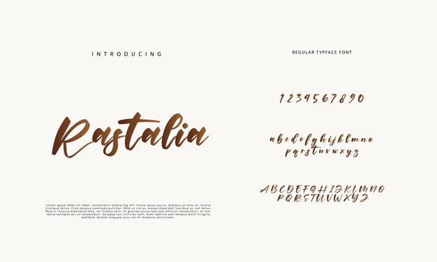 Signature font calligraphy logotype script brush font type font lettering handwritten