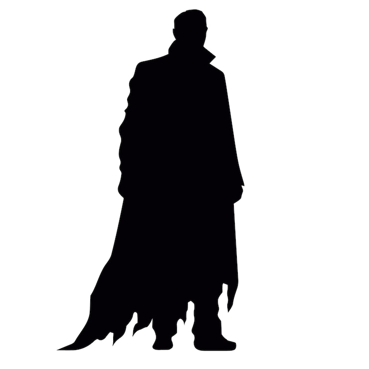 Vektör silhouette of vampire