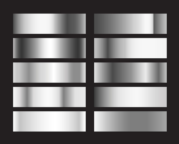 Silver or platinum gradients set
