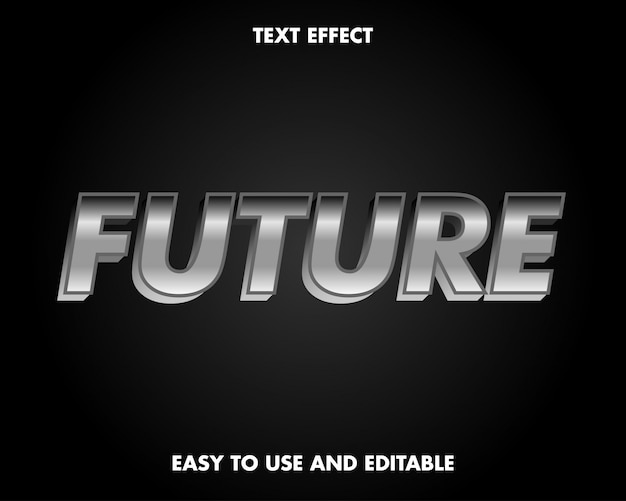 Silver Text Effect Modern Typography Italic Alphabet.  