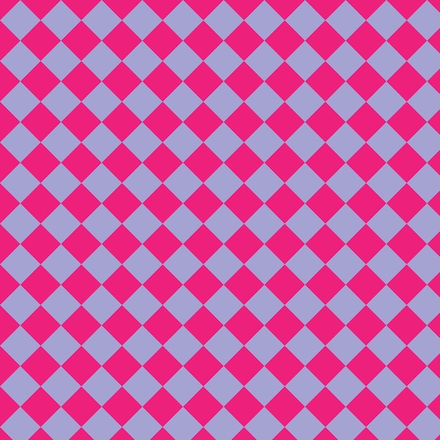 Simpelt, abstrakt og problemfrit lavendelfarvet rektangel-ternet kunstværk på pink baggrund