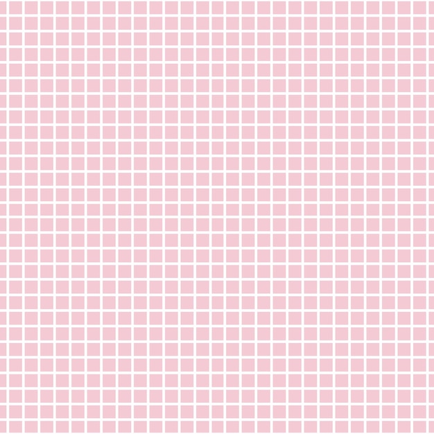 Simpelt pink sømløst mønster Vektor firkant skabelon til indretning baggrunde kort og scrapbooking