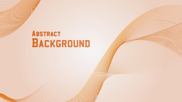 Simple abstract background wallpaper vector design with Smooth wave minimalist for presentation