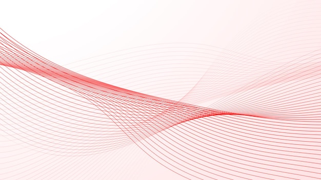 Simple abstract background with red lines in the composition