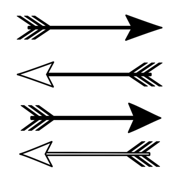 Simple archer arrows.