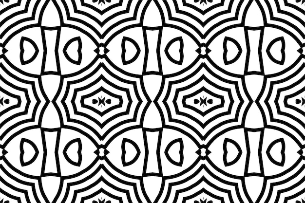 simple background. black and white seamless pattern