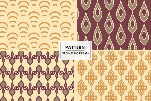 Simple Doodle Textile Pattern And RangoliInspired Decoration