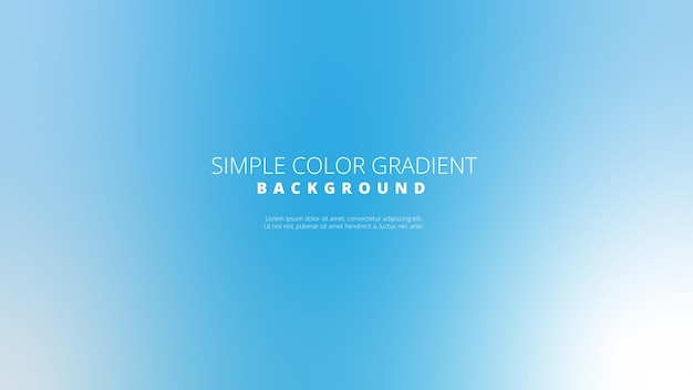 Simple elegant color gradient background