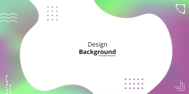 simple holographic gradient background in bright colors. Colorful banner template