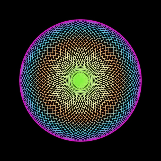 Simple illustration circle Pattern design
