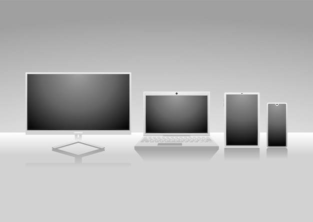 Simple illustration _ White device