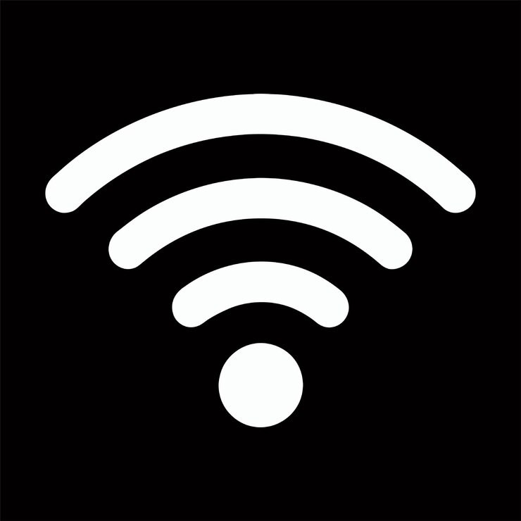 Simple Line Icon for WiFi