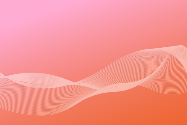 Simple minimalist background waving modern gradient colors