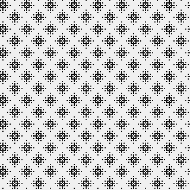 Simple pattern with monochrome geometric shapes. Useful for textile and interior design. Strict neutral style.