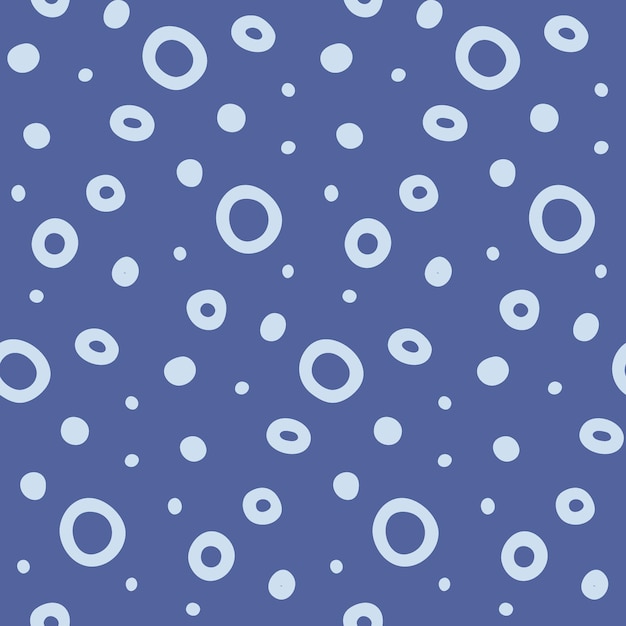 Simple Seamless Pattern with Circle Objects