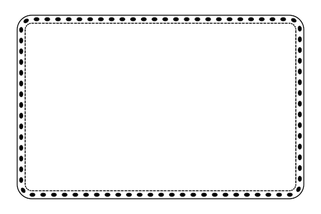 Simple vector basic shape Frame for Certificate Placard or element design border