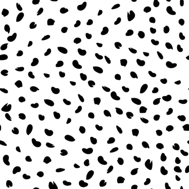 Simple vector pattern of dots strokes spots smears Hand drawn illustration dry brush Scandinavian style wallpaper fabric textile design